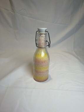 Generic Swing Top Glass Bottle With Colored Sand